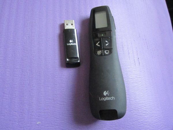 - Logitech Professional Presenter R800  ~~USB RECEIVER  INCLUDED